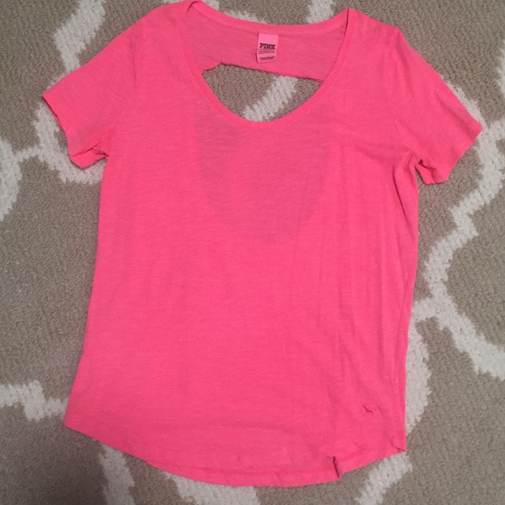 PINK Cut out tee